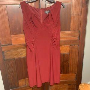 Beautiful Adrianna Papell Red Cocktail Dress